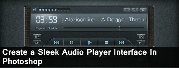 Create a Sleek Audio Player Interface in Photoshop