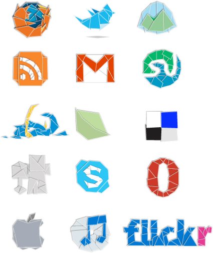 Cute Blogging Icon Set