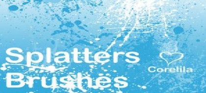 Download Photoshop splatter brushes