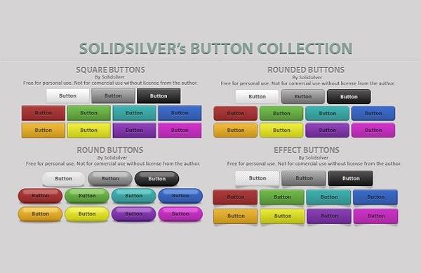 Web 2.0 Buttons Collection