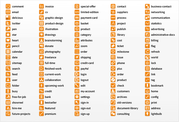 Huge collection of free Icons Download
