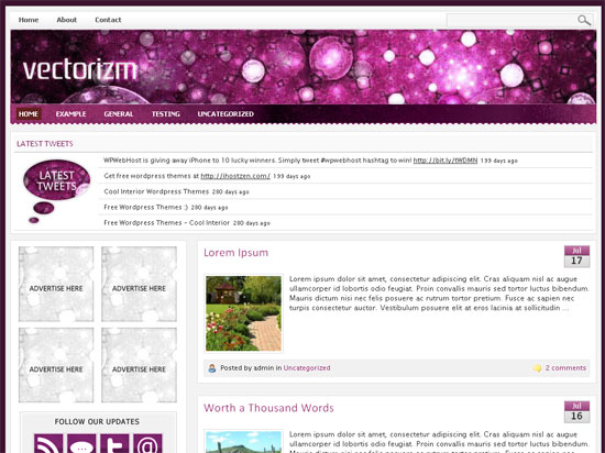Quality FREE WordPress Themes