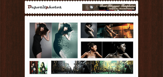 Depositphotos Blogger Template