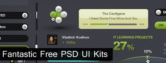Fantastic Free PSD UI Kits