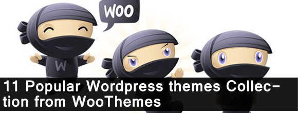 11 Popular WordPress themes Collection from WooThemes