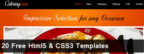 20 Free Html5 & CSS3 Templates