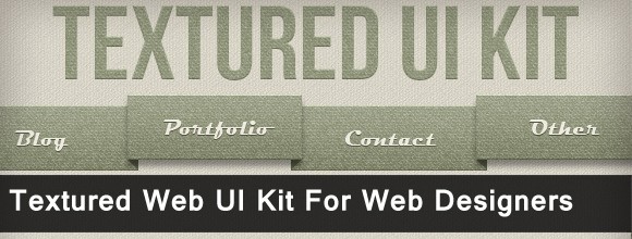 Textured Web UI Kit For Web Designers