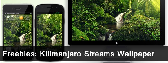 Freebies: Kilimanjaro Streams Wallpaper