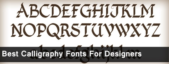 Best Calligraphy Fonts for Designers