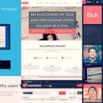 Flat web design inspiration