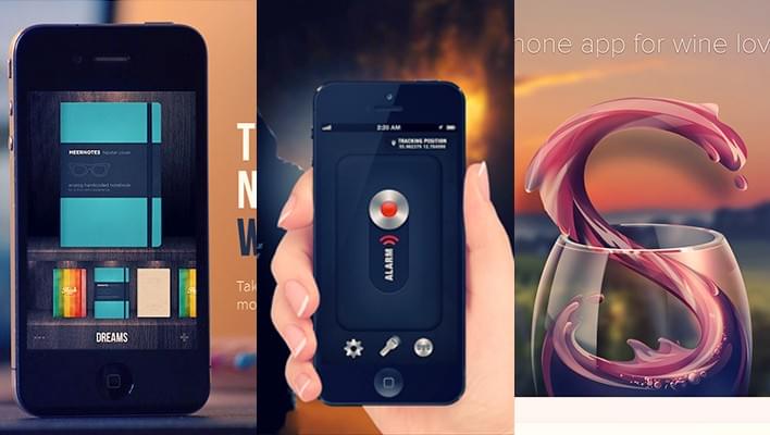 15 iPhone App Web Design for Inspiration