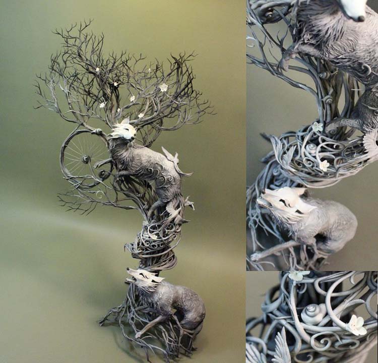 Incredible Fantasy Sculptures by Ellen Jewett