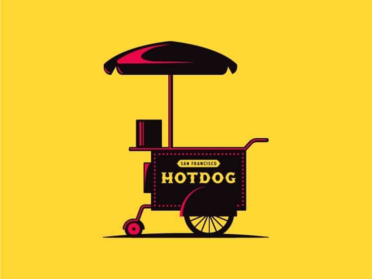 Hot Dog Logo Ideas