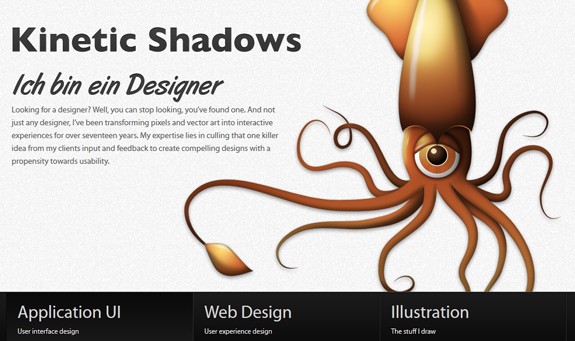 Character Illustration web design