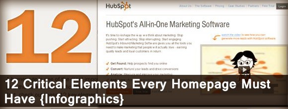 12 Critical Elements Every Website Homepage Must Have [Infographic]