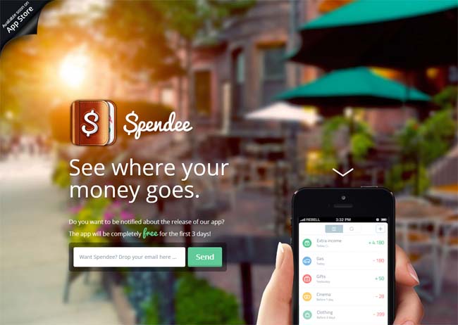 landing pages for apps