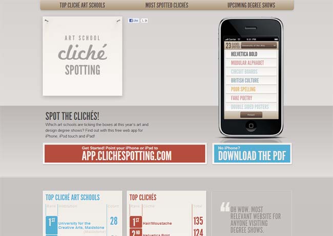 landing pages for apps