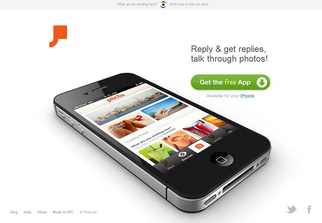 landing pages for apps