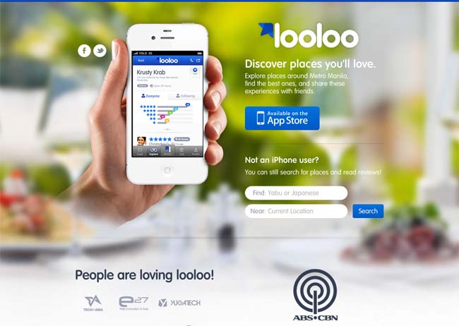 landing pages for apps