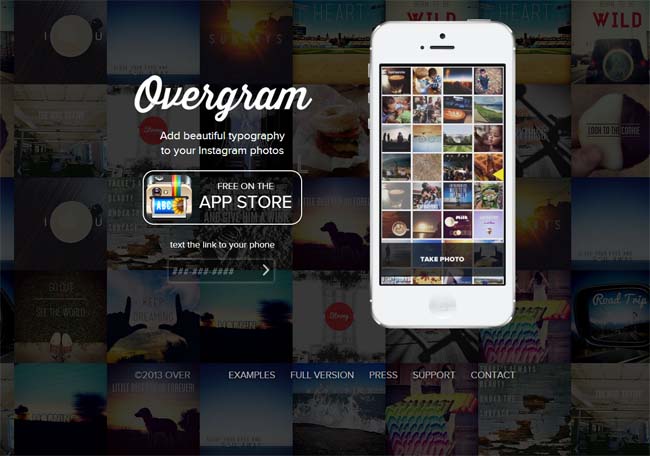 landing pages for apps