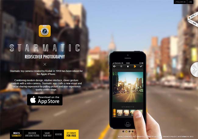 landing pages for apps