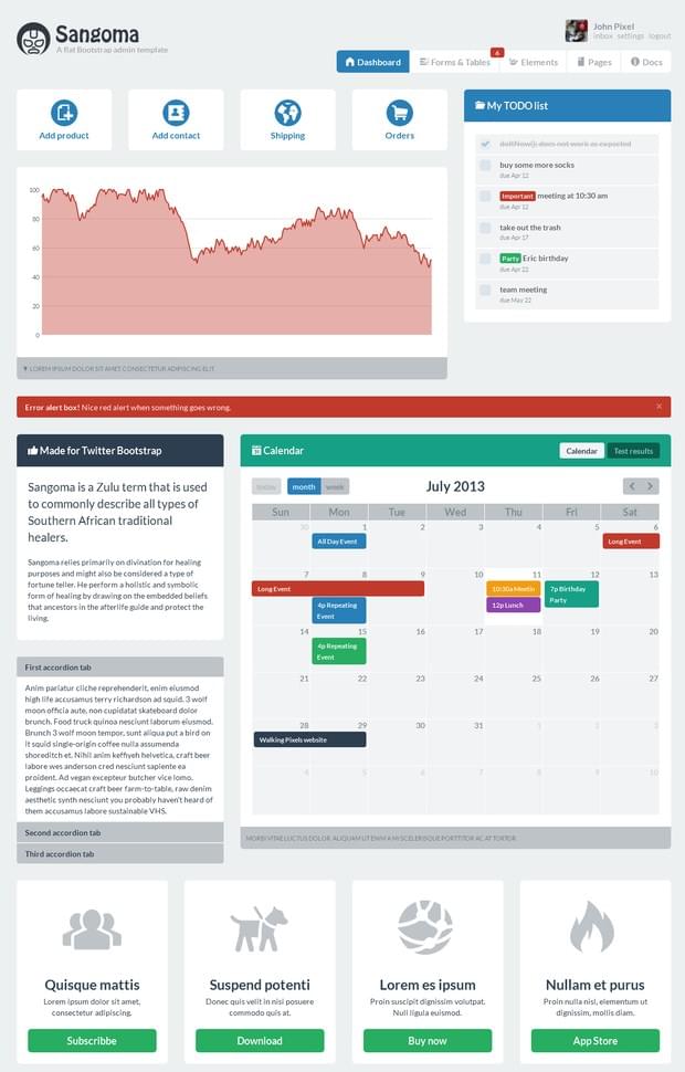 20 Perfect Admin Template of Your Next Project (12)