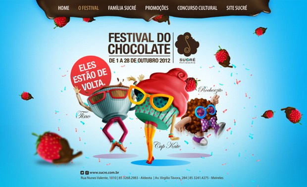 Sucré Patisserie · Chocolate Festival Hotsite