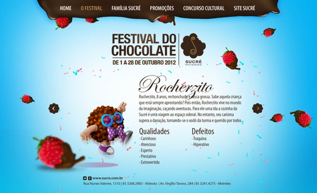 Sucré Patisserie · Chocolate Festival Hotsite