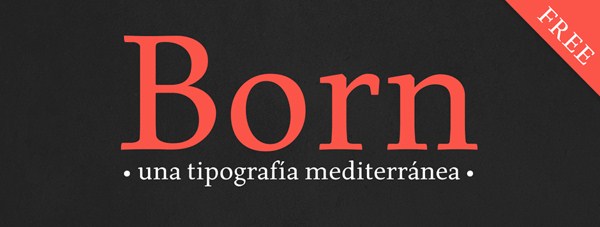 Born Typeface (Free Font)