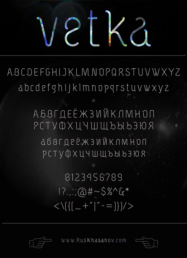 VETKA free font