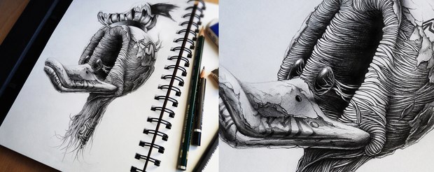pencil sketches