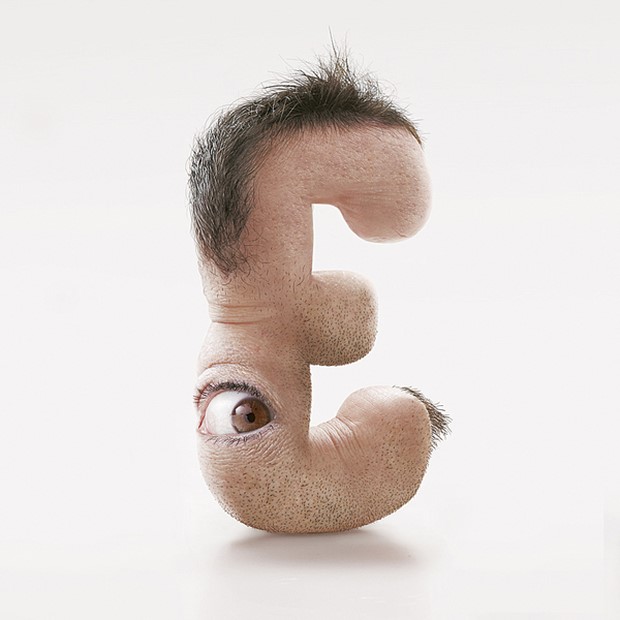 Stunning-Typography-with-Human-Skin-by-JC Debroize
