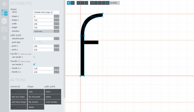 Glyphr Studio, the free HTML5 based font editor