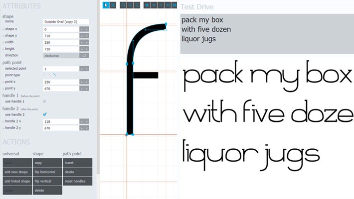 Glyphr Studio - the free HTML5 based font editor
