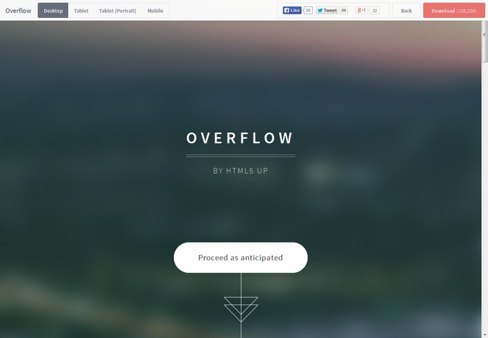 Overflow-html5-template