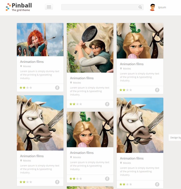 Pinball Website Template