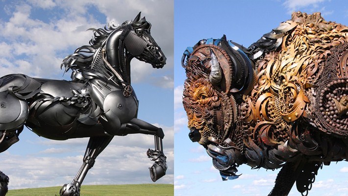 Amazing Metal Animal Sculptures of John Lopez