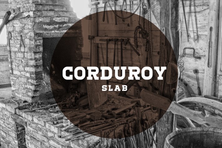 Corduroy Slab Free Font