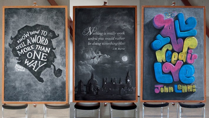 Wonderful Chalkboard Art