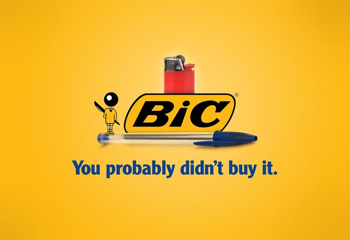 Bic Brand Slogan