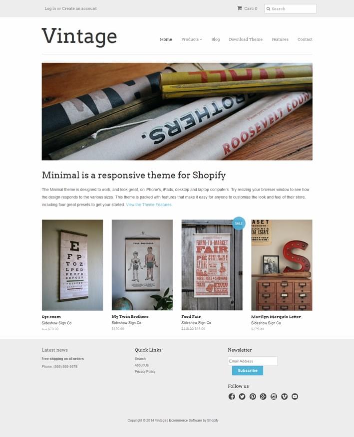 Minimal_Vintage_Responsive_Template