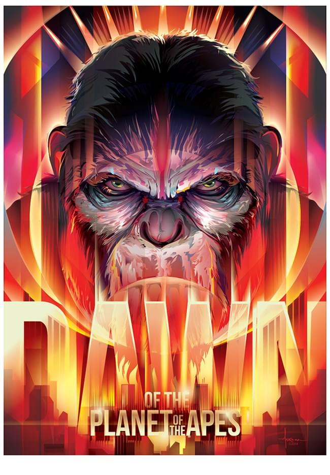 DAWN of the PLANET of the APES -Vector Tribute