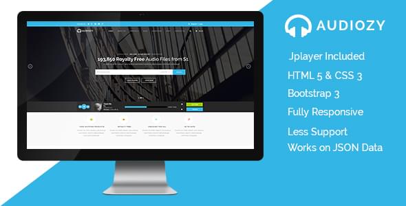 Audiozy Music Store Html Template