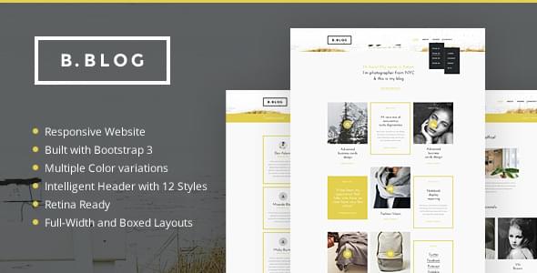 B - Blog - A Professional Blog Website