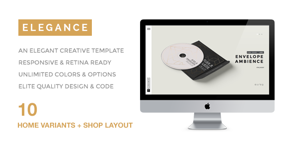 ELEGANCE - A Simple & Elegant Creative Portfolio