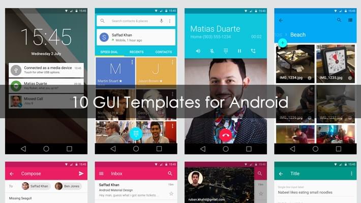 GUI Templates for Android