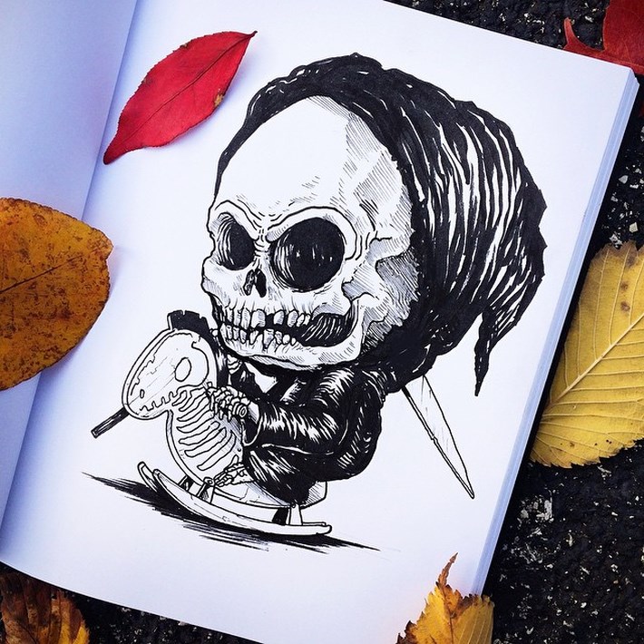 Alex Solis Turns Famous Horror Character as Baby Terrors