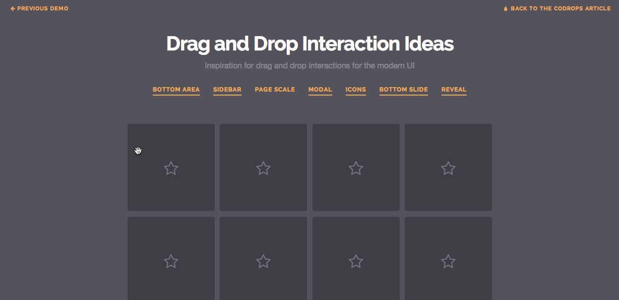 Drag and Drop Interaction Ideas for Web Developers