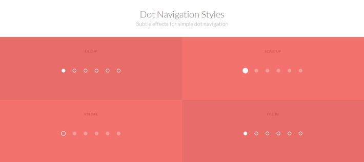 Dot Navigation Styles
