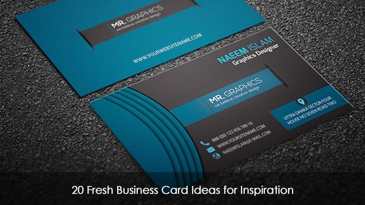 20 Fresh Business Card Ideas for Inspiration